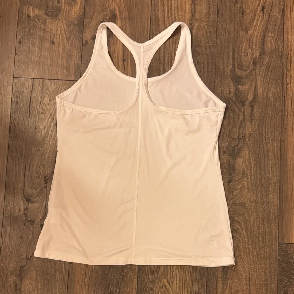 Nike Women's White Dri-Fit Tank Top Size XL